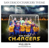 San Diago Chargers - Theme Sports Photography Template - PrivatePrize - Photography Templates