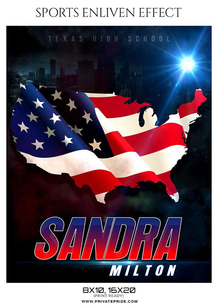 Sandra Milton - Softball Sports Enliven Effect Photography template - PrivatePrize - Photography Templates