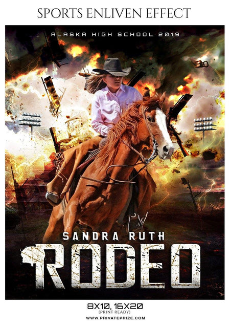Sandra Ruth - Rodeo Sports Enliven Effects Photography Templates - PrivatePrize - Photography Templates