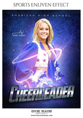 Sandy Thomas - Cheerleader Sports Photography Template