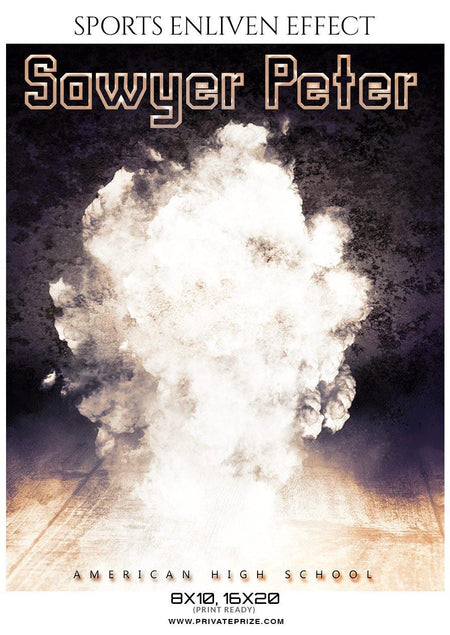 Sawyer Peter - Football Sports Enliven Effect Photography Template - PrivatePrize - Photography Templates