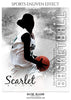 Scarlet Aron - Basketball Enliven Effect Photography Template - Photography Photoshop Template