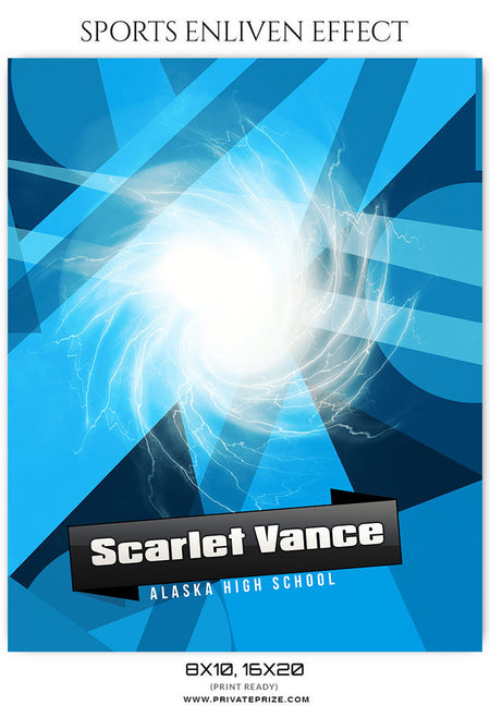 SCARLET VANCE -VOLLEY BALL ENLIVEN EFFECT - Photography Photoshop Template