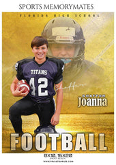 Shaffer Joanna - Football Memory Mate Photoshop Template