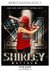 Shirley Matthew - Softball Sports Enliven Effect Photography template - PrivatePrize - Photography Templates