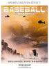 Simon Moss - Baseball Sports Enliven Effects Photography Template - Photography Photoshop Template