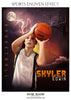 SKYLER EDWIN-BASKETBALL- SPORTS ENLIVEN EFFECT - Photography Photoshop Template
