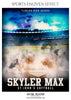 SKYLER MAX SOFTBALL - SPORTS ENLIVEN EFFECT - Photography Photoshop Template
