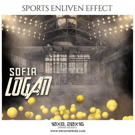 Sofia Logan - Softball Sports Enliven Effect Photography Template - PrivatePrize - Photography Templates