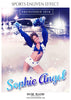 Sophie Angel - Cheerleader Sports Photography Template - PrivatePrize - Photography Templates