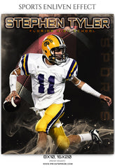 Stephen Tyler - Football Sports Enliven Effects Photoshop Template