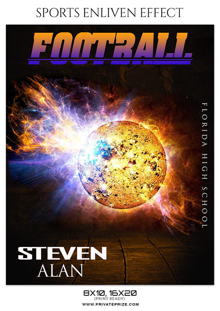 STEVEN ALAN FOOTBALL SPORTS PHOTOGRAPHY - Photography Photoshop Template