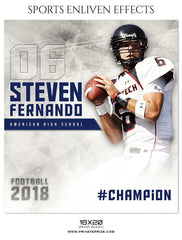Steven Fernando - Football Sports Enliven Effect Photography Template