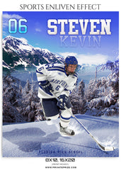 STEVEN KEVIN ICE-HOCKEY-SPORTS ENLIVEN EFFECT