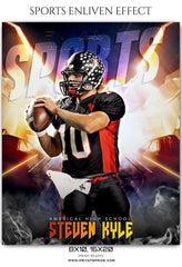 Steven Kyle - Football Sports Enliven Effect Photography Template