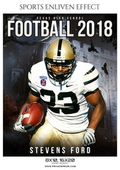 Stevens Ford - Football Sports Enliven Effect Photography Template