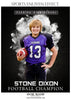 Stone Dixon - Football Sports Enliven Effects Photography Template - PrivatePrize - Photography Templates