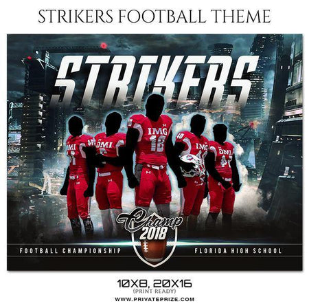 Strikers - Football Themed Sports Photography Template - PrivatePrize - Photography Templates