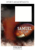 Samuel Dylan - Football Memory Mate Photoshop Template - PrivatePrize - Photography Templates