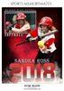 Sandra Ross - Softball Sports Memory Mates Photography Template - Photography Photoshop Template