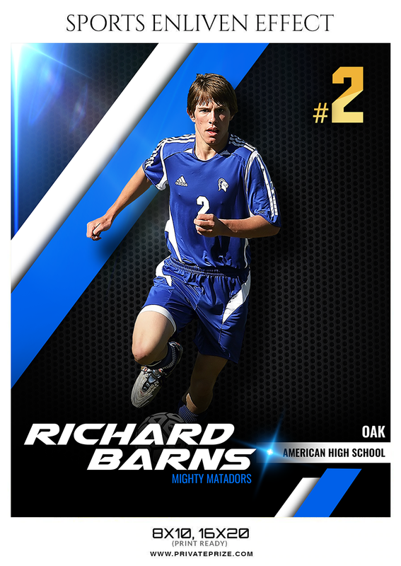 Richard Barns- Soccer Sports Enliven Effect Photography Template