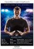 Soccer Trading Card Sports Photoshop Template - PrivatePrize - Photography Templates