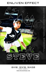 Steve Boston High School Baseball Sports Template -  Enliven Effects