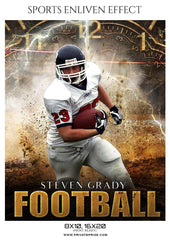 Steven Grady -  Football Sports Enliven Effect Photography Template