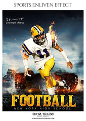 Stewart Mario - Football Sports Enliven Effects Photography Template
