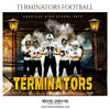 Terminators - Football Themed Sports Photography Template - PrivatePrize - Photography Templates