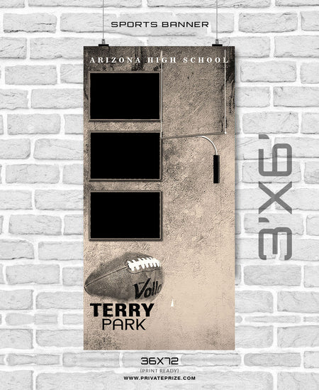 Terry Park  - Softball Sports Banner Photoshop Template - Photography Photoshop Template