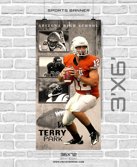 Terry Park  - Softball Sports Banner Photoshop Template - Photography Photoshop Template