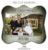 The Leon Family - Die Cut Design - Photography Photoshop Template