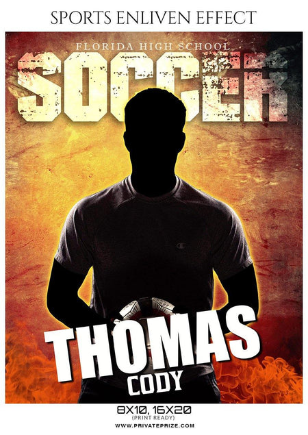 Thomas Cody  - Soccer Sports Enliven Effects Photography Template - PrivatePrize - Photography Templates