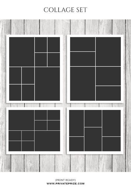 Lisa  Photo Collage Template - Story Board - Photography Photoshop Template