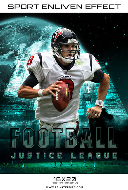 Football Justice League 2017  Themed Sports Template - Photography Photoshop Templates