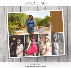 Maternity Photo Collage Template - Story Board