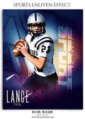 Lance Ted Football Sports Photography - Enliven Effects