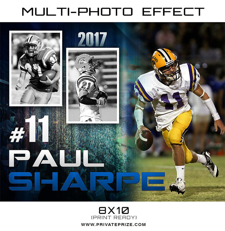Paul-Multi photo effect card - Photography Photoshop Templates