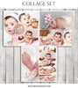 Lacy -New Born Collage Set - Photography Photoshop Template