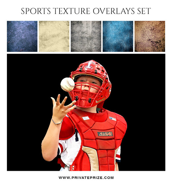 Sports Texture Overlay Set - Photography Photoshop Template