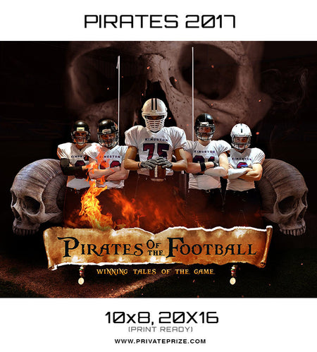 Pirates 2017 Winning Tales of the Game Themed Sports Template - Photography Photoshop Template