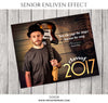 Bruce Roy- Senior Enliven Effects - Photography Photoshop Template