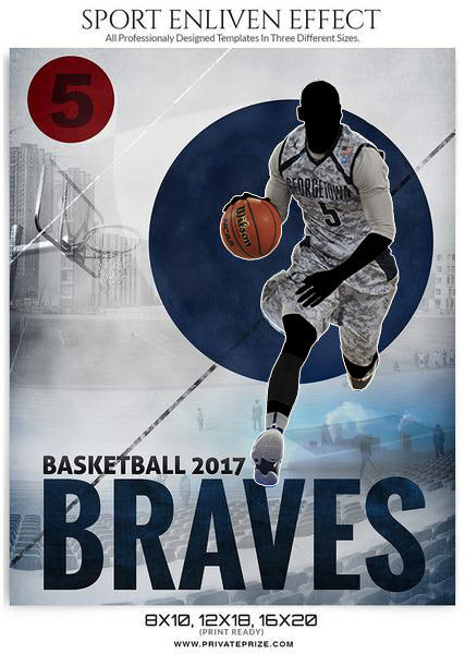Brave- Enliven Effects - Photography Photoshop Template