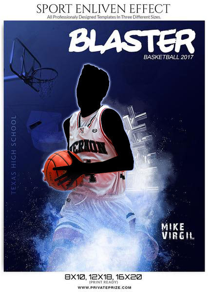 Blaster- Enliven Effects - Photography Photoshop Template