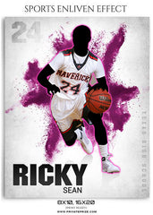 Ricky Sean Basketball Sports Photography- Enliven Effects