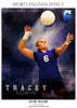 Tracy Edwin Volleyball -Sports Enliven Effect - Photography Photoshop Template