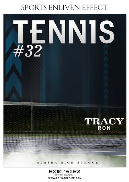 TRACY RON-TENNIS - SPORTS ENLIVEN EFFECT - Photography Photoshop Template