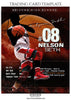 Nelson Seth Basketball Sports Trading Card Photoshop Template - Photography Photoshop Template