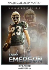 Trent Emerson - Football Memory Mate Photoshop Template